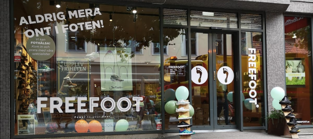 Din fysiska butik för barfotaskor – upplev skillnaden med Freefoot