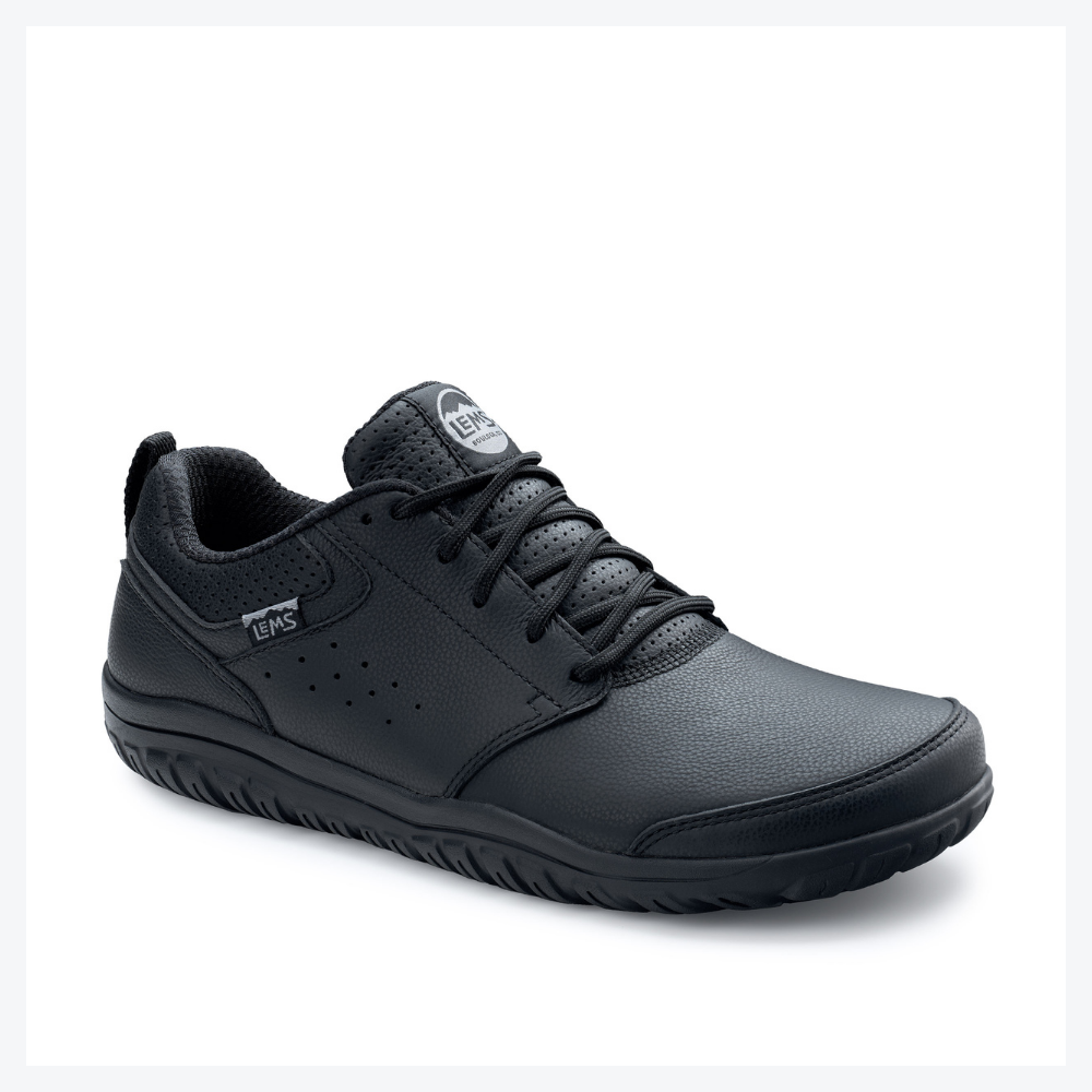 Lems Shoes Primal Zen Leather Ebony