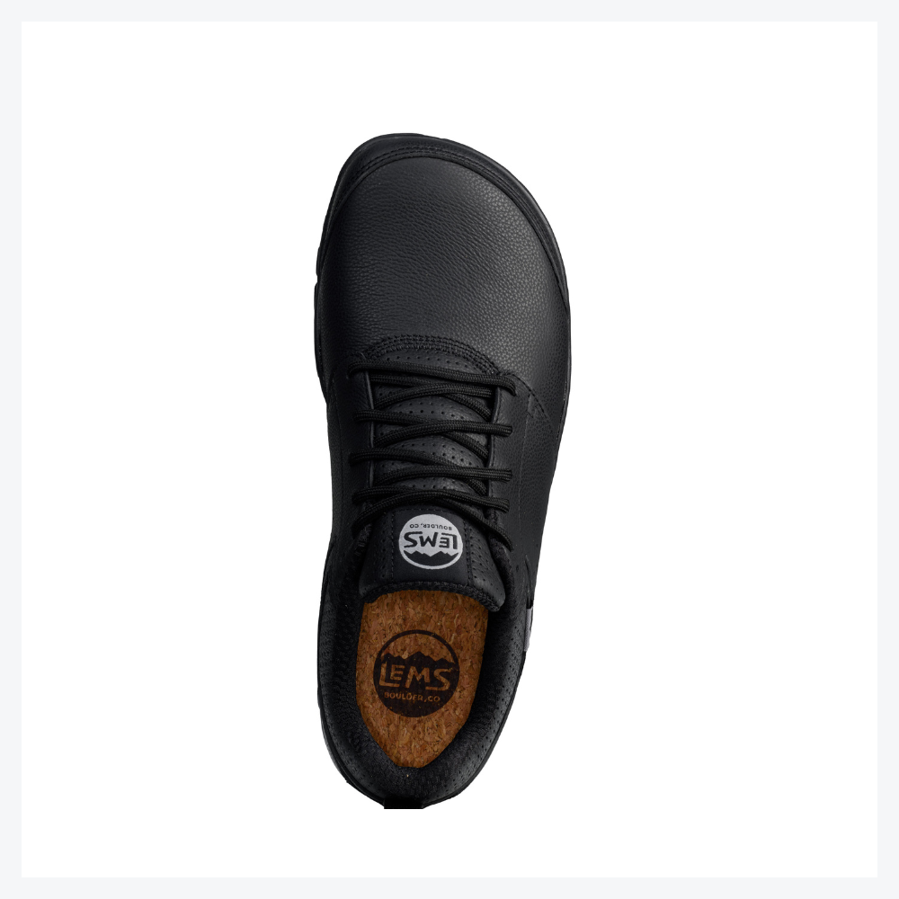 Lems Shoes Primal Zen Leather Ebony