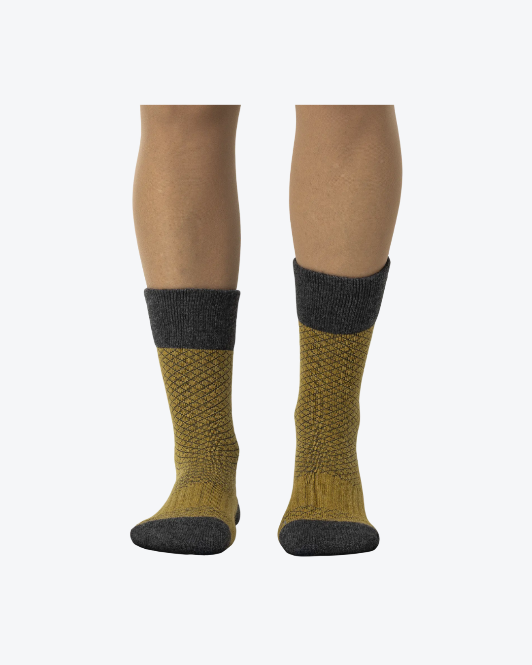 Wide - Ullstrumpor Hiking Ochra