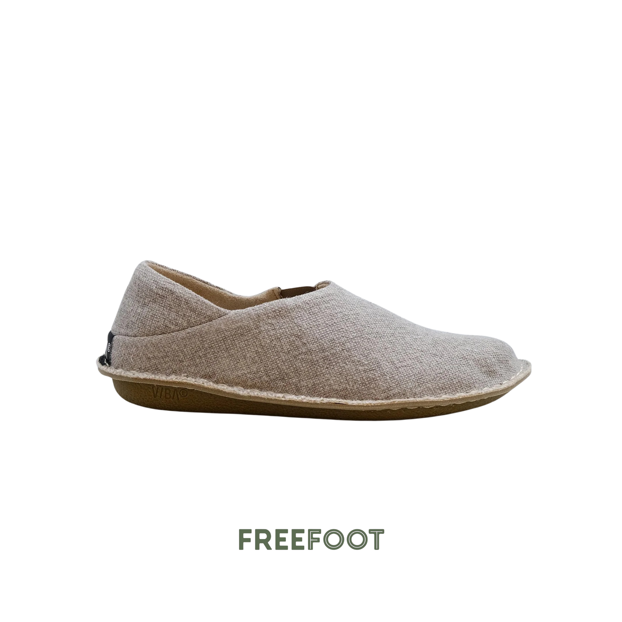 Vibae Zuma Linen Unisex Sand Dollar sko, sedd från sidan