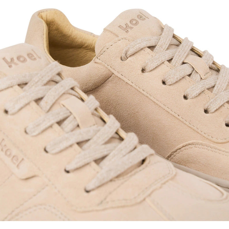 Koel Helena Suede Dam Beige sneaker, bakifrån