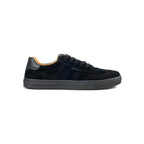Koel Helena Suede Dam Black – barfotasneaker i svart mocka med bred tåbox, sidovy