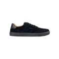 Koel Helena Suede Dam Black – barfotasneaker i svart mocka med bred tåbox, sidovy