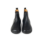 Koel Gavien Leather Dam Black – vy snett framifrån