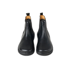 Koel Gavien Leather Dam Black – vy snett framifrån