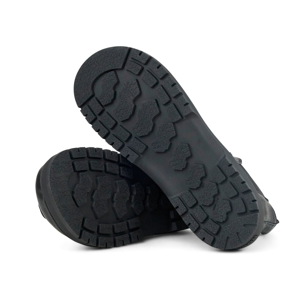 Koel Gavien Leather Dam Black – sulan underifrån