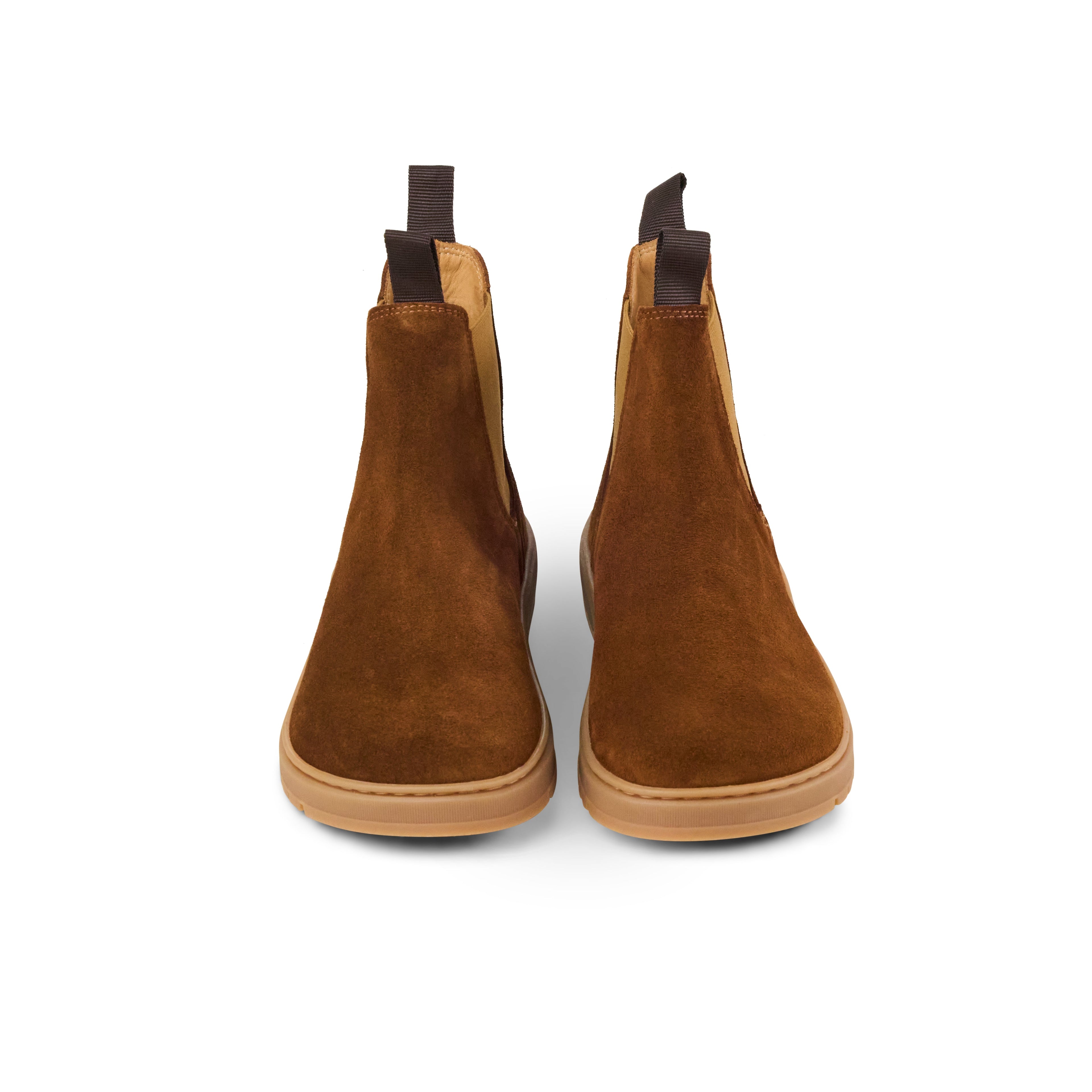 Koel Gavien Suede Dam Cognac – vy snett framifrån
