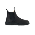 Koel Gavien Suede Felt Dam Black – filtfodrad barfota-chelseaboot i svart mocka, sidovy