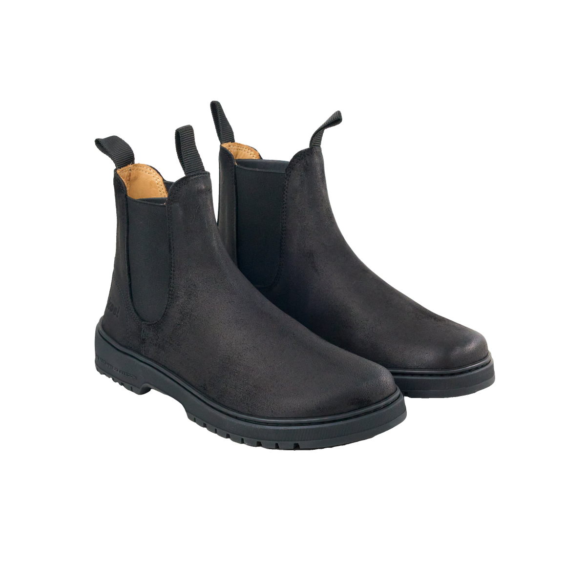 Koel Gavien Suede Felt Dam Black – detaljvy