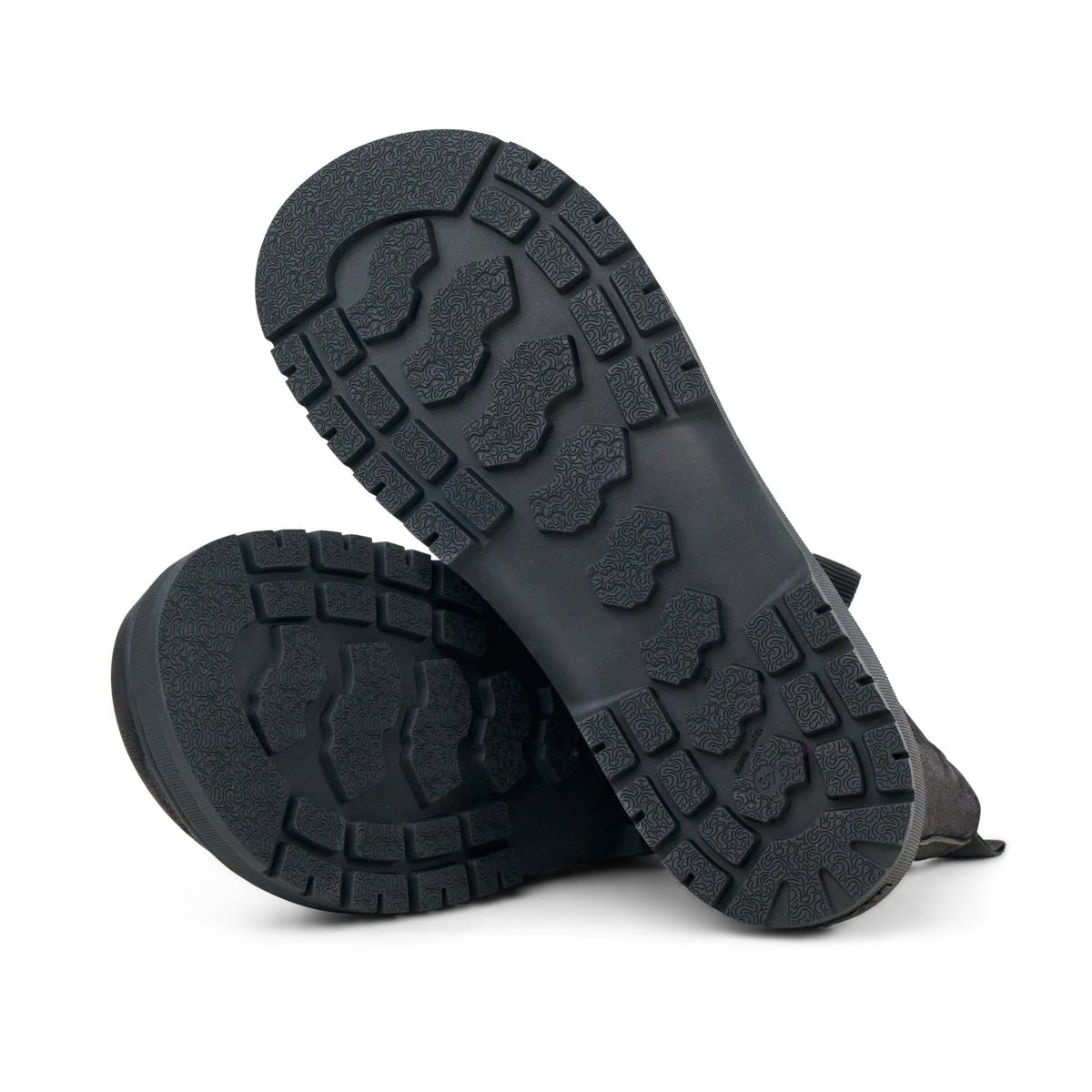 Koel Gavien Suede Felt Dam Black – sulan underifrån