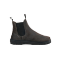 Koel Gavien Suede Felt Dam Dark Grey – filtfodrad barfota-chelseaboot i mörkgrå mocka, sidovy