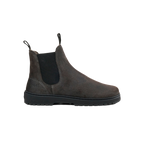 Koel Gavien Suede Felt Dam Dark Grey – filtfodrad barfota-chelseaboot i mörkgrå mocka, sidovy