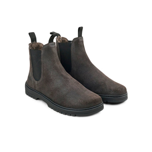 Koel Gavien Suede Felt Dam Dark Grey – detaljvy
