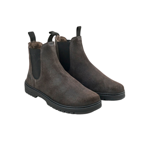 Koel Gavien Suede Felt Dam Dark Grey – detaljvy