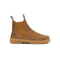 Koel Gavien Suede Felt Dam Cognac – filtfodrad barfota-chelseaboot i cognacfärgad mocka, sidovy