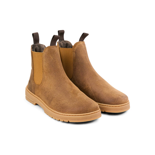 Koel Gavien Suede Felt Dam Cognac – detaljvy