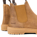 Koel Gavien Suede Felt Dam Cognac – bakifrån