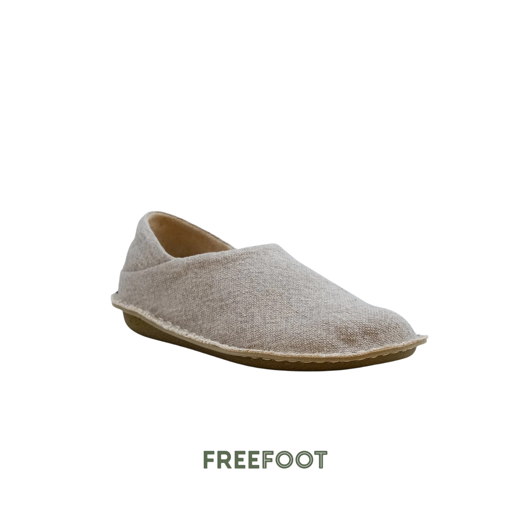 Vibae Zuma Linen Unisex Sand Dollar sko, sulan underifrån