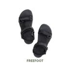 Be Lenka Flow Unisex All Black sandal, sulan underifrån