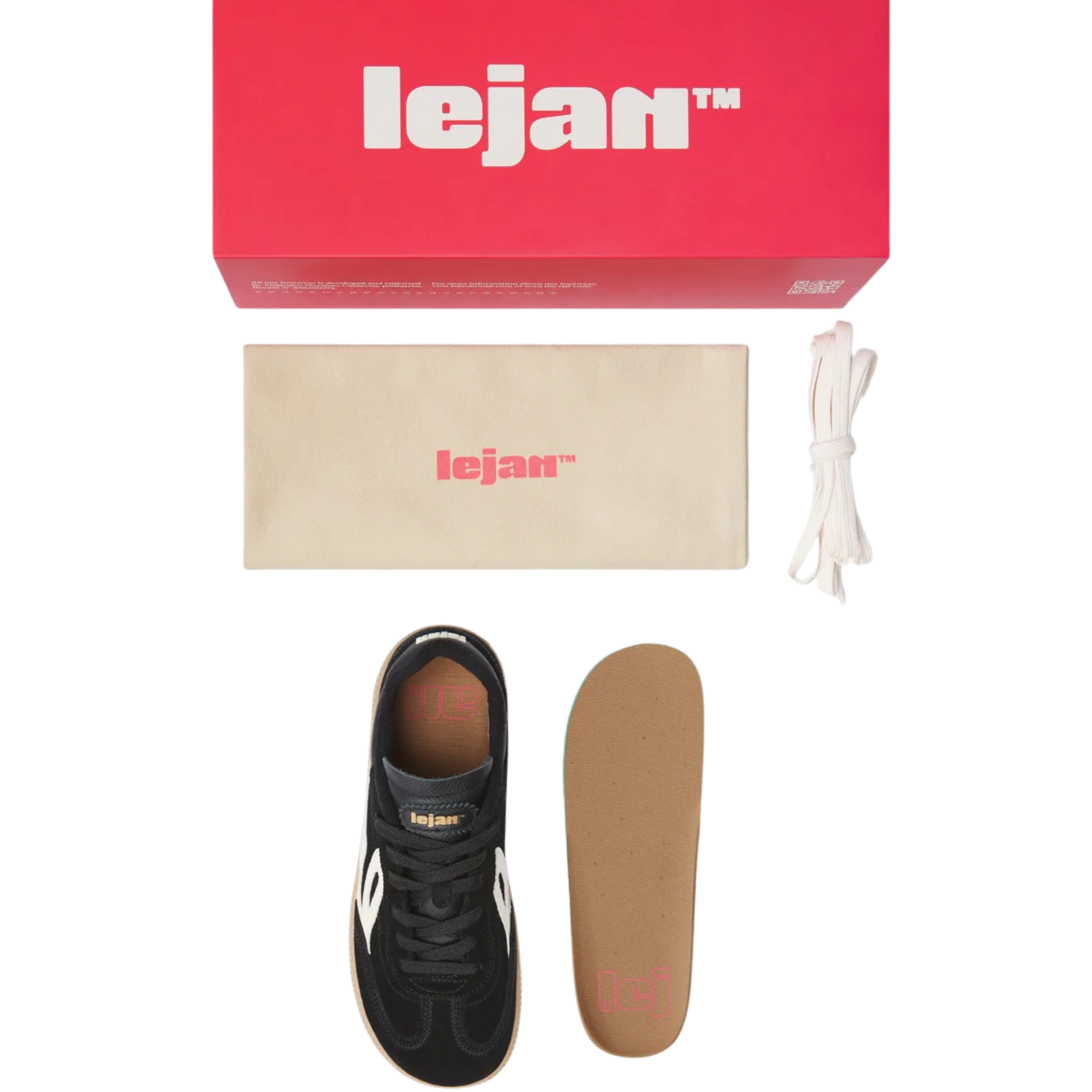 Lejan One Mocka Unisex Black