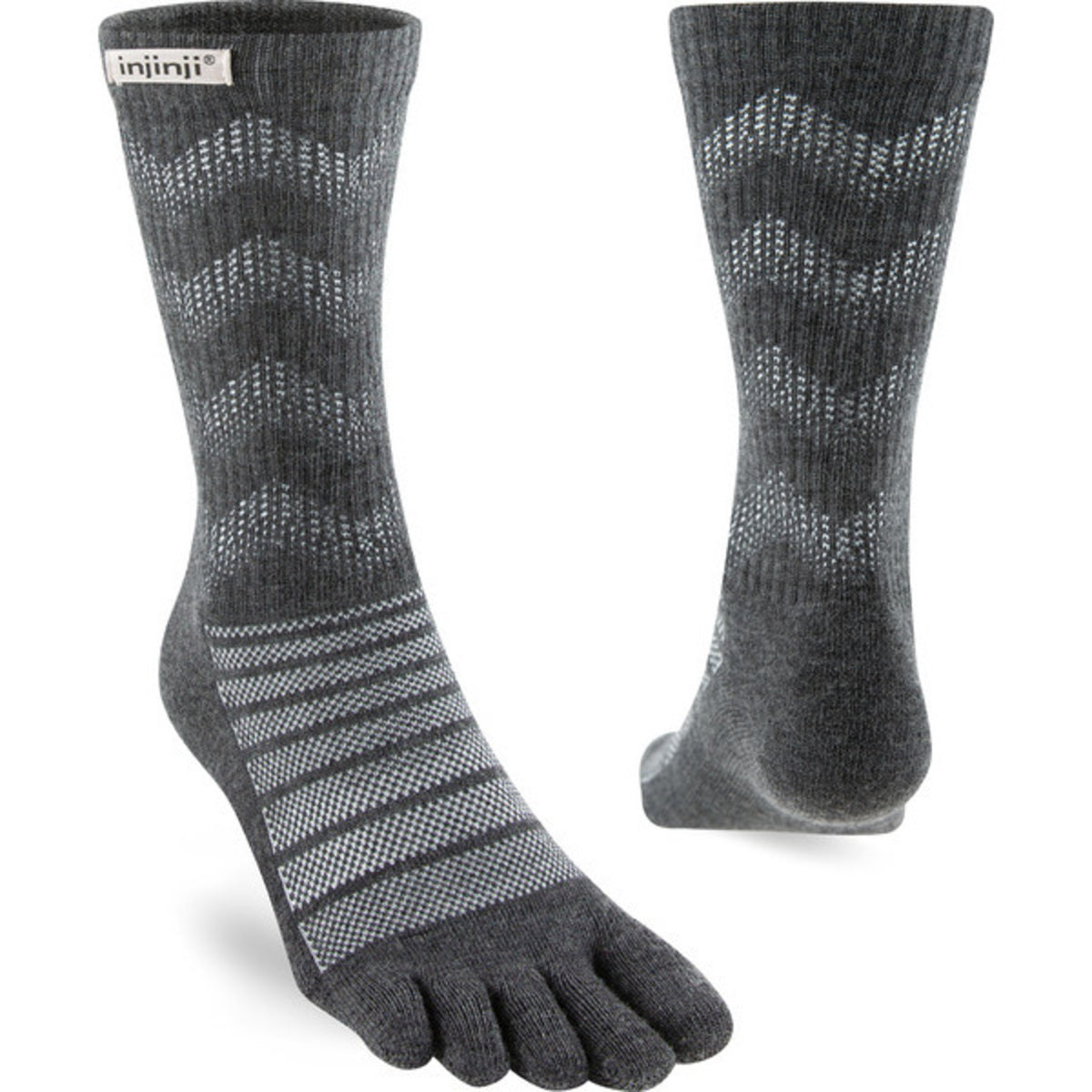 Injinji Outdoor Midweight Crew Wool Mörkgrå