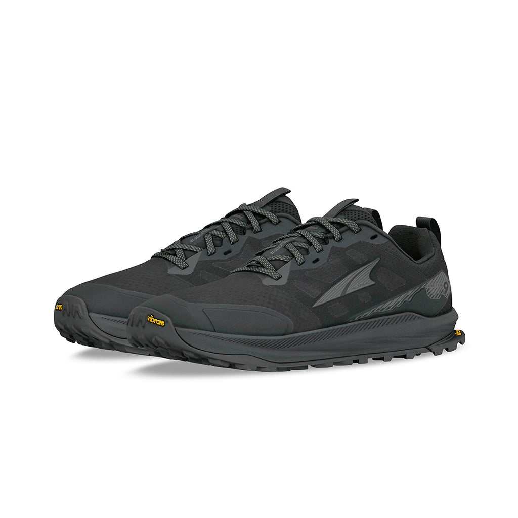 Altra Lone Peak 9+ Herr Black trailsko, bakifrån