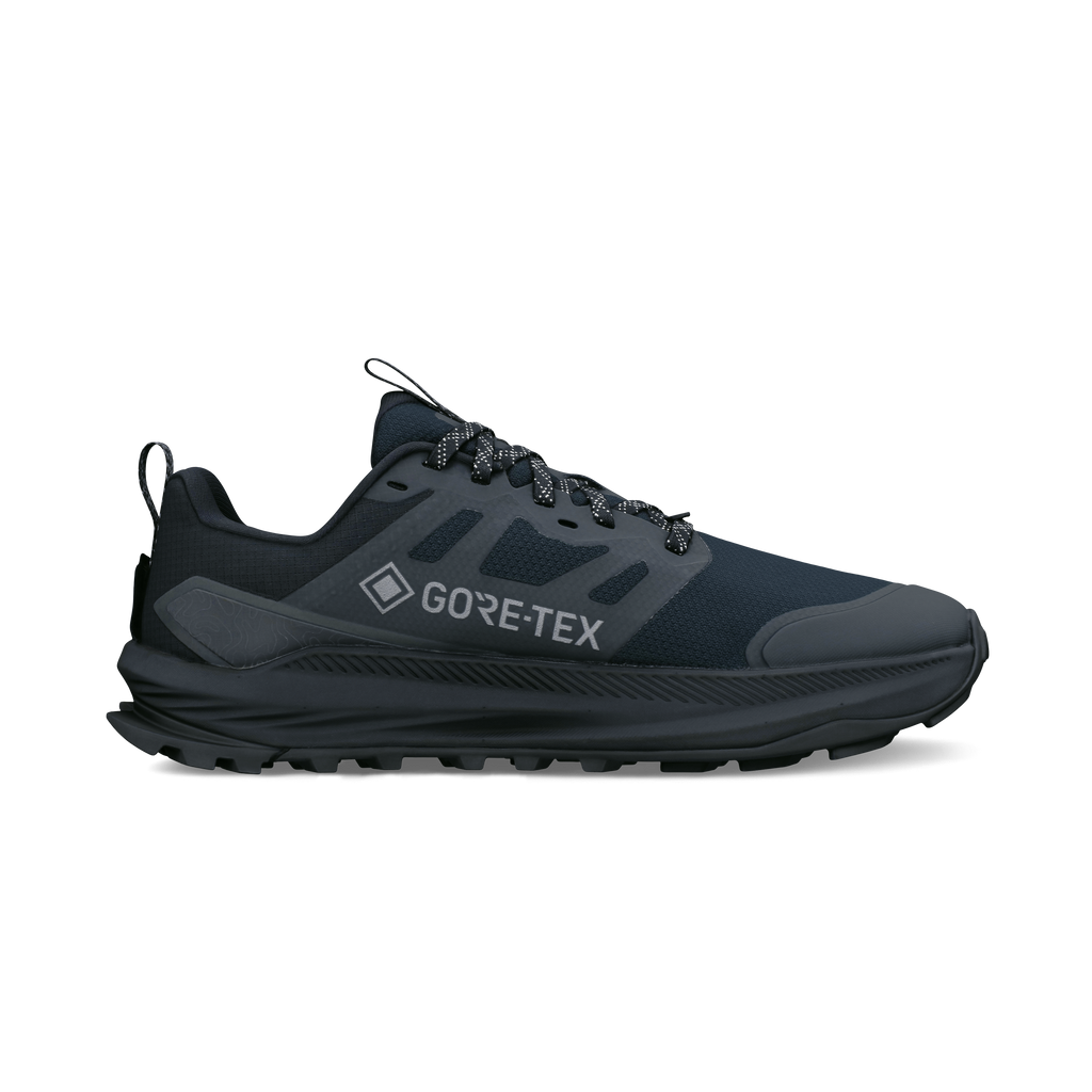 Altra Lone Peak 9+ Gtx Dam Black trailsko, sedd från sidan