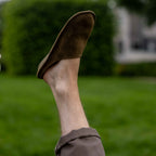 Vibae Roma Bio Suede Unisex Bosco Khaki sko, detaljbild