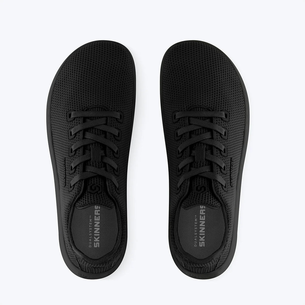 Skinners Globetrotter Ii Unisex True Black sneaker, ovanifrån