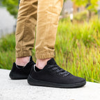 Skinners Globetrotter Ii Unisex True Black sneaker, detaljbild