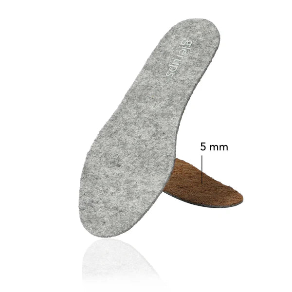 Glerups Ullsula - Glerups X Freefoot Ed Grå 5Mm Grey