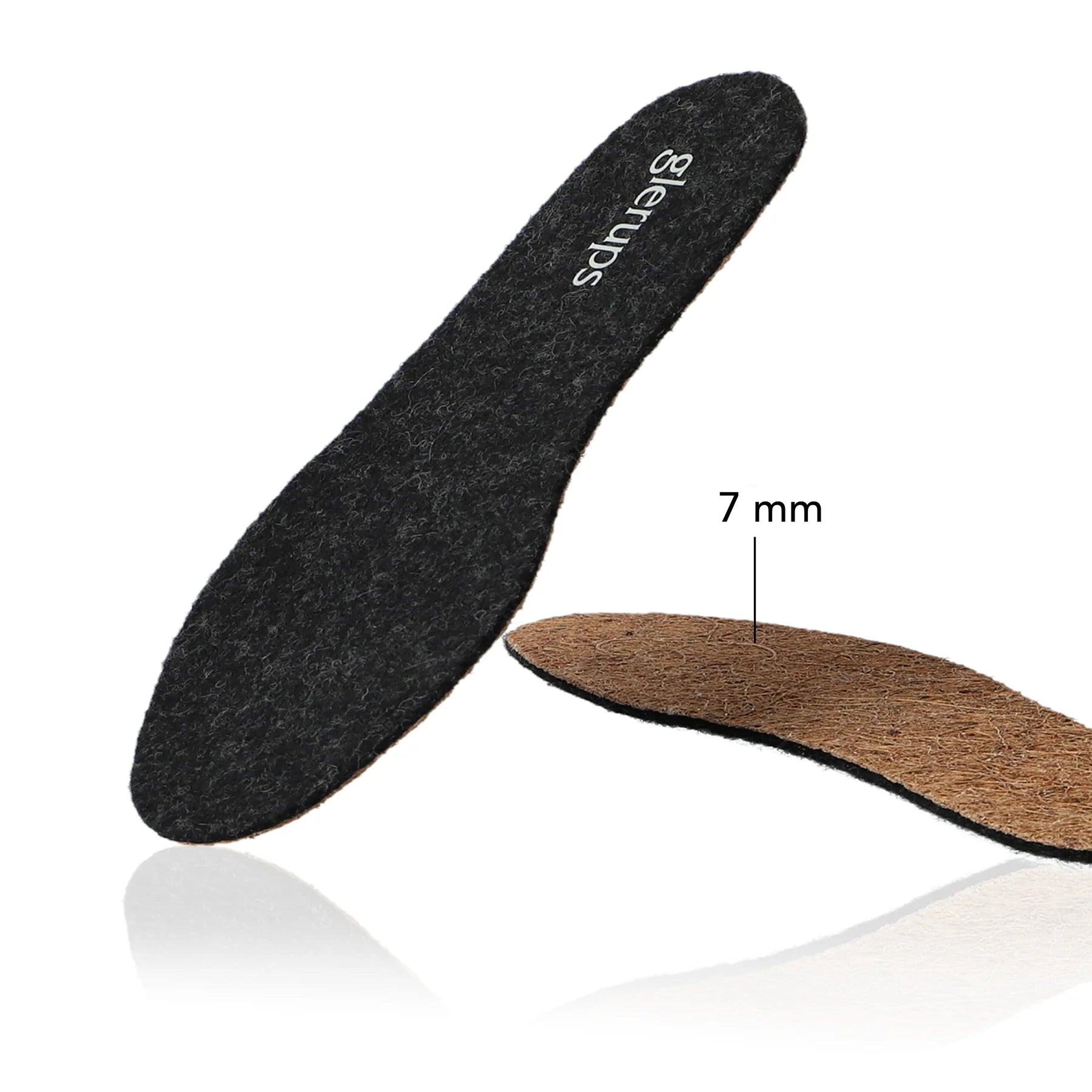 Glerups Ullsula - Glerups X Freefoot Ed Grå 7Mm Charcoal