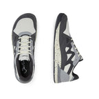 Joe Nimble Sneaker Addict – barfotasko för herr i grå, svart och offwhite med bred tåbox, flexibel yttersula och sportig design. Optimal för naturlig rörelse och vardagskomfort.