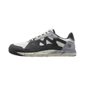 Joe Nimble Sneaker Addict – barfotasko för dam i grå, svart och offwhite med bred tåbox, flexibel yttersula och sportig design. Optimal för naturlig rörelse och vardagskomfort.