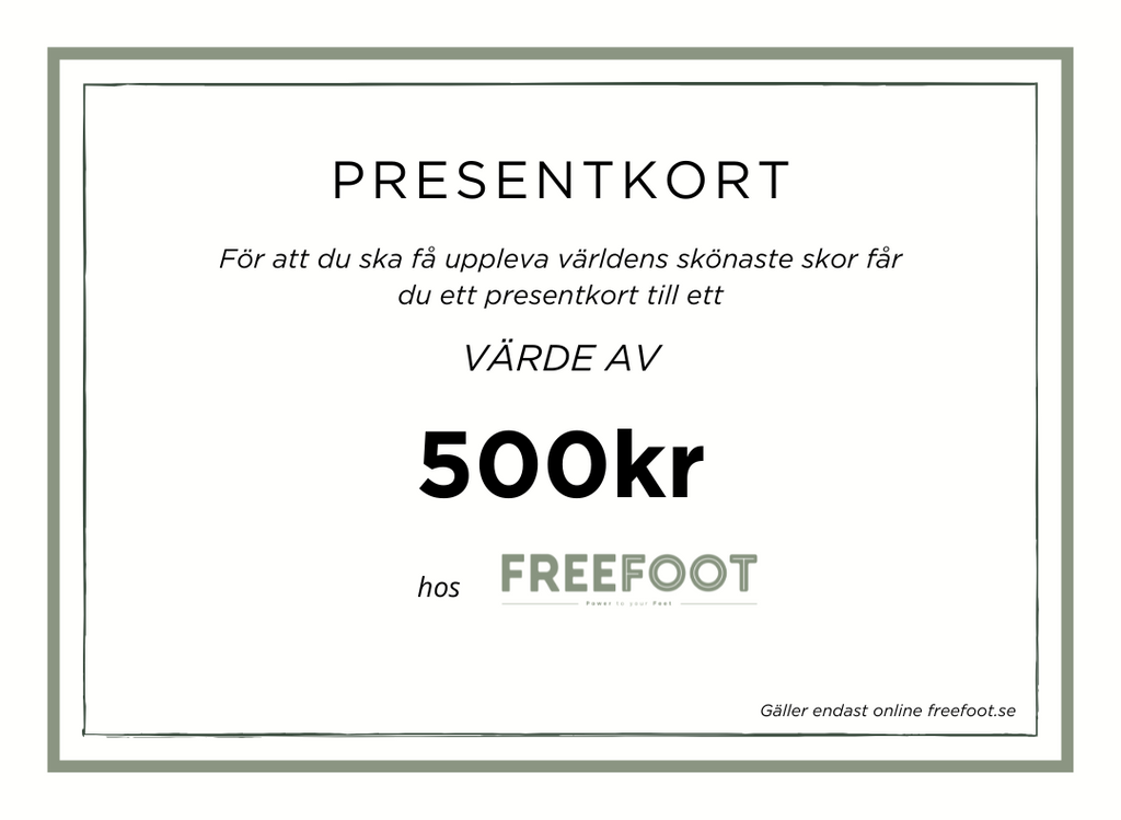 Freefoot Presentkort