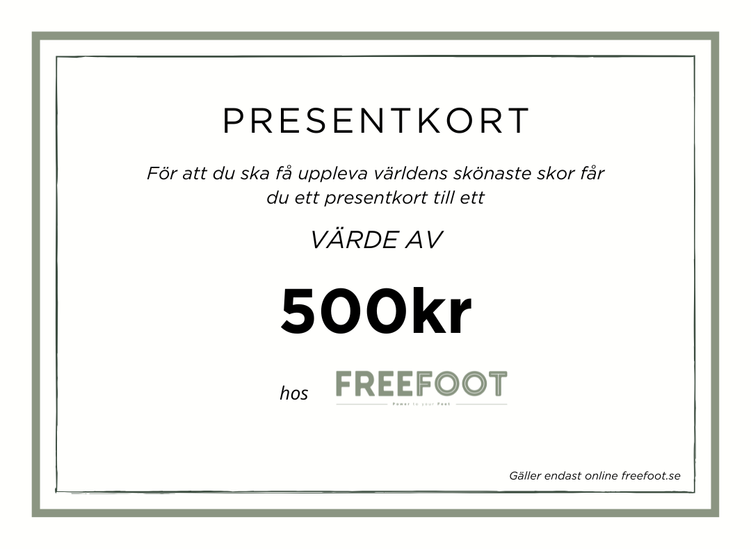 Freefoot Presentkort