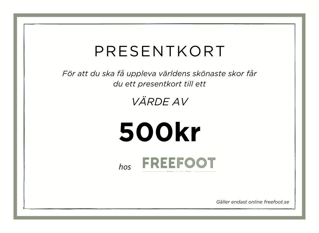 Freefoot Sverige Presentkort