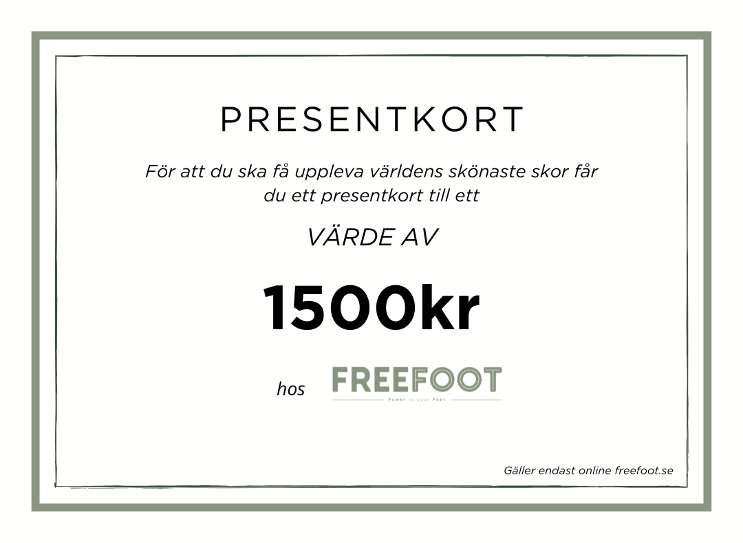 Freefoot Presentkort