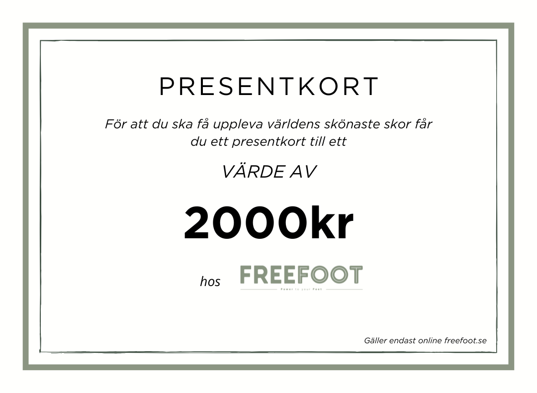 Freefoot Presentkort
