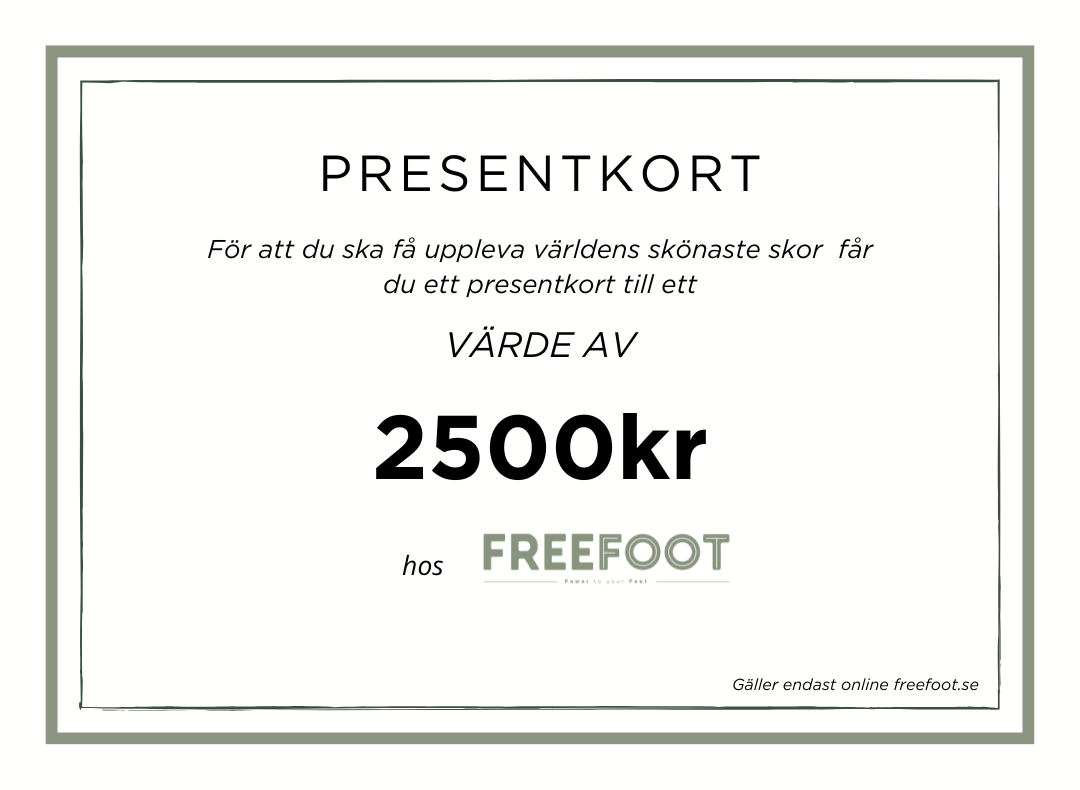 Freefoot Presentkort
