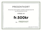 Freefoot Presentkort