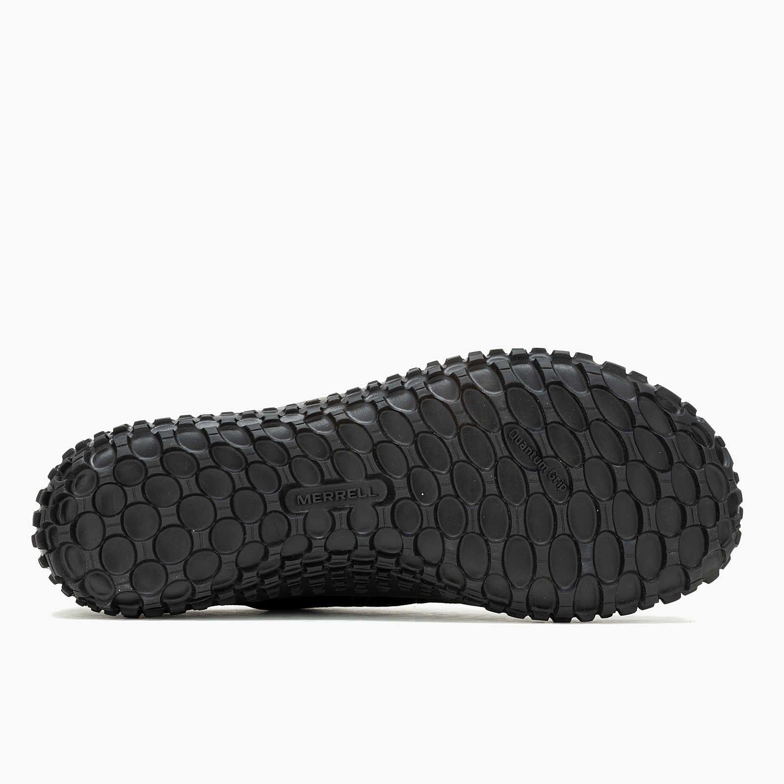 Merrell Wrapt Mid Herr Black/Black vandringssko, på fot