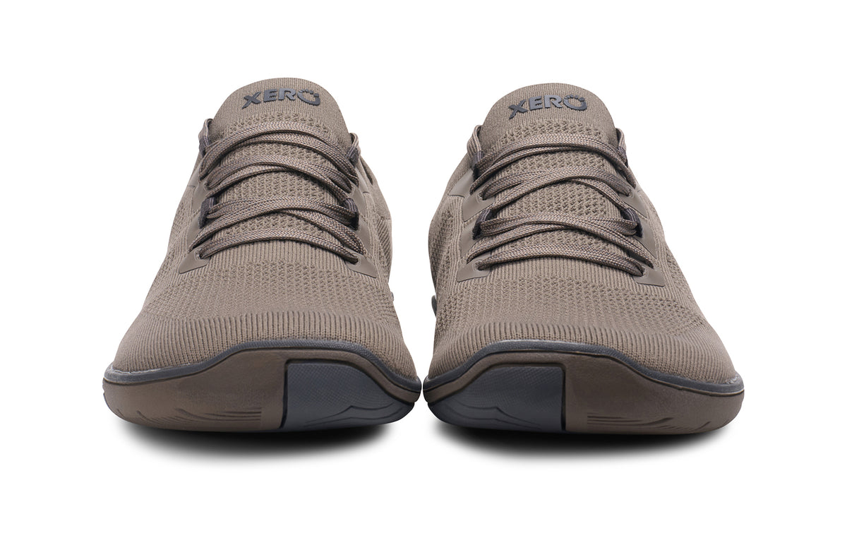Xero Shoes Nexus Knit Morel – stilren barfotasko i jordnära brun med stickad ovandel, noll drop och flexibel sula för naturlig gång och optimal komfort.