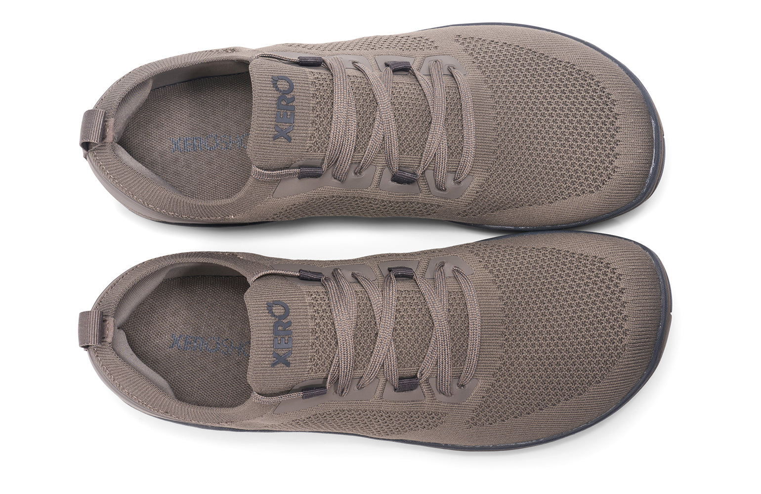 Xero Shoes Nexus Knit Morel – stilren barfotasko i jordnära brun med stickad ovandel, noll drop och flexibel sula för naturlig gång och optimal komfort.