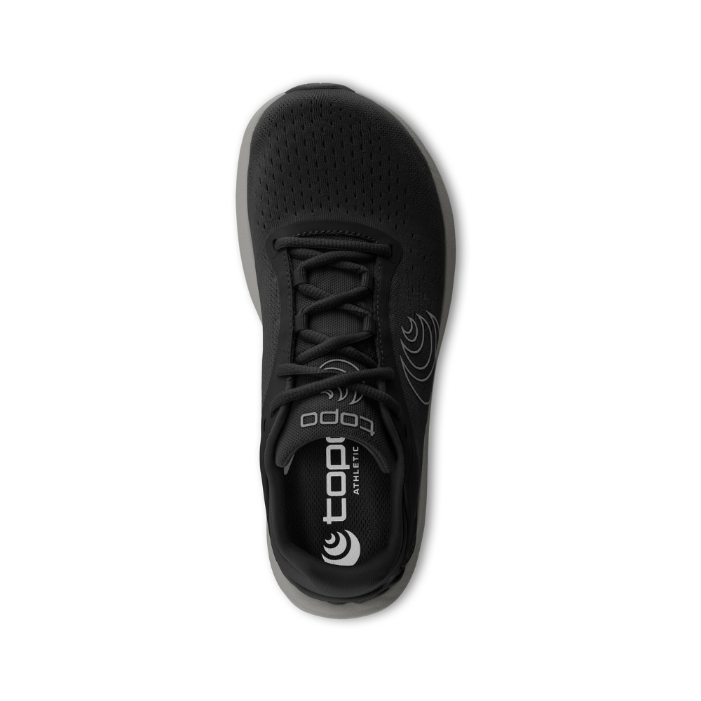 Topo St-6 Herr Black/Charcoal löparsko, ovanifrån