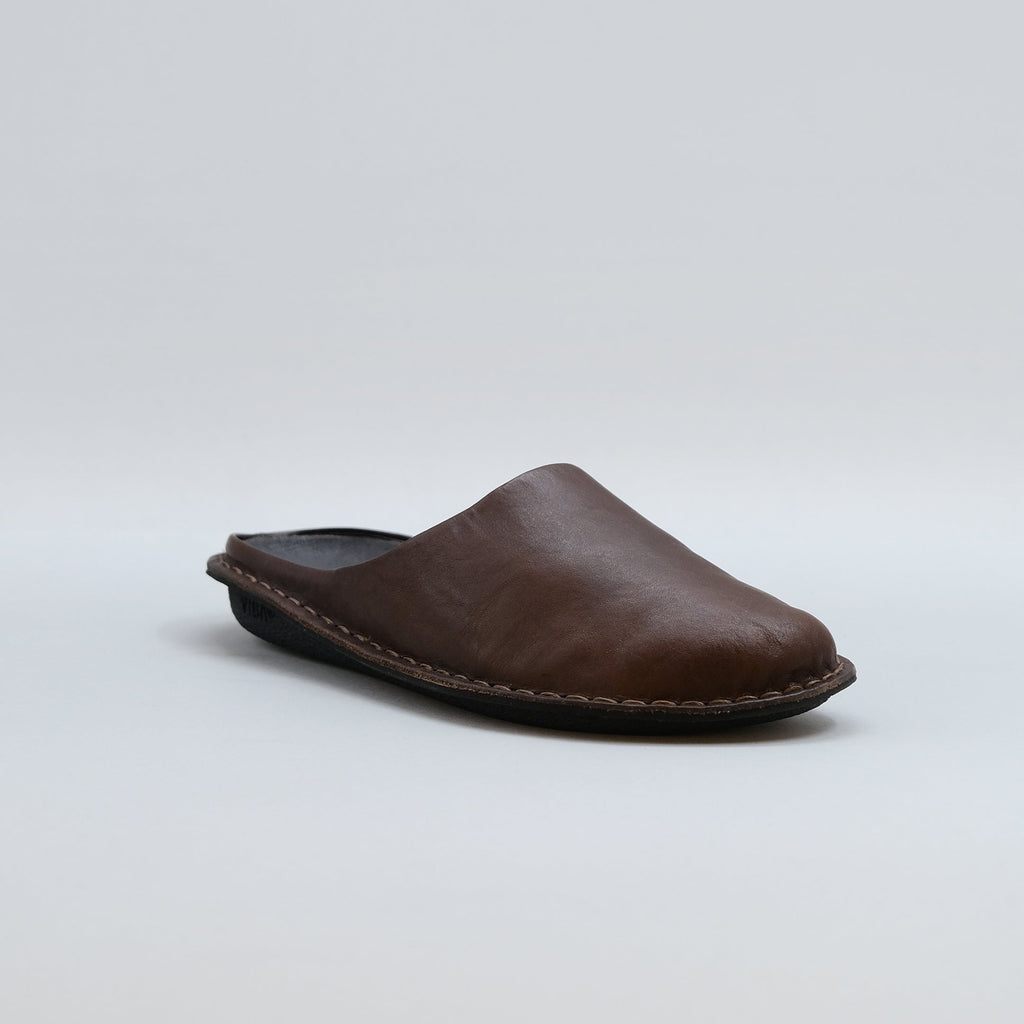 Vibae Roma Leather Unisex Cocoa Brown sko, sulan underifrån