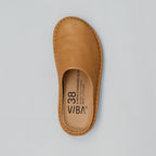 Vibae Roma Leather Unisex Fawn Tan sko, ovanifrån