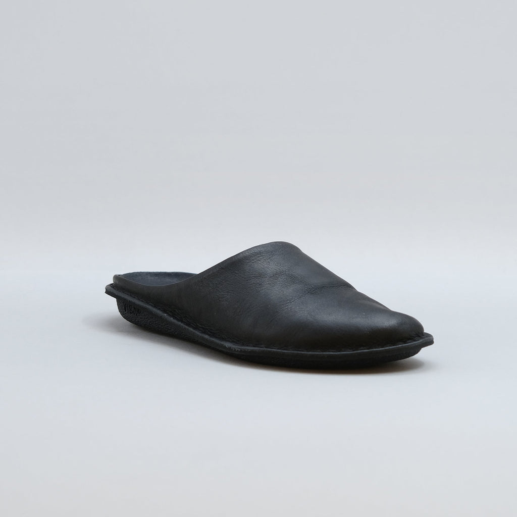 Vibae Roma Leather Unisex Preto Black sko, sulan underifrån