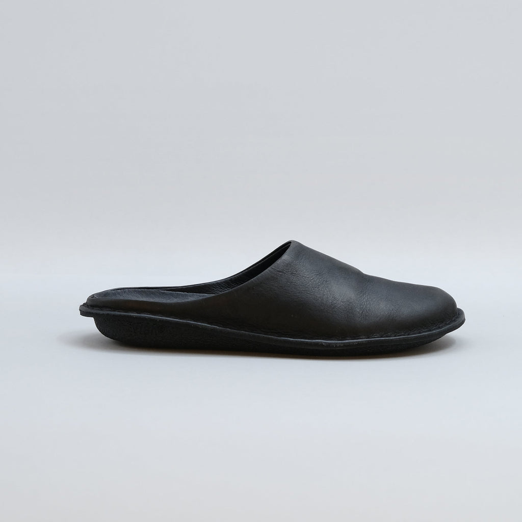 Vibae Roma Leather Unisex Preto Black sko, sedd från sidan